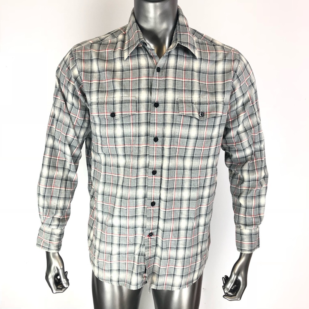 Victorinox swiss army Button up Plaid long sleeves